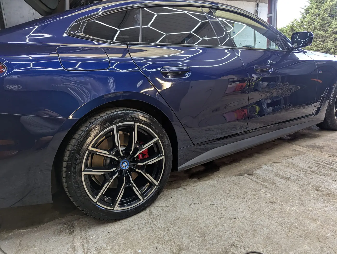 BMW with refurbished alloy wheels at WK Detailing, Stratford-upon-Avon